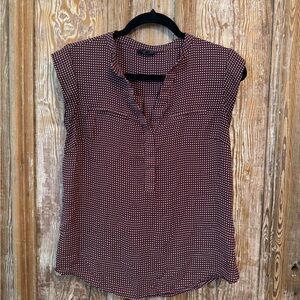 The Limited Purple Polka Dot Top